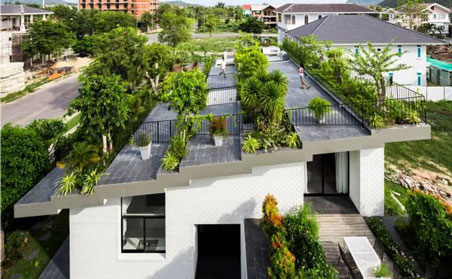 屋頂花園設(shè)計中綠化建筑物要求及實景圖